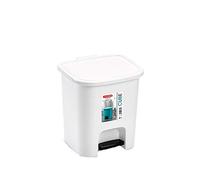 PLASTIC FORTE Pedal Bin 7.5L White 1197801