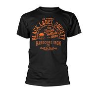 Plastic Head Black Label Society Zakk Wylde Orange Print Oficial Camiseta para Hombre (Large)