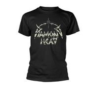 Plastic Head Diamond Head Dh Logo Camiseta, Negro, XL para Hombre