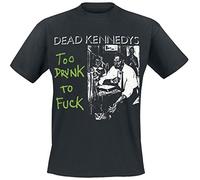 Plastic Head Dead Kennedys Too Drunk To Fuck (Single) Camiseta, Negro (Black), Large para Hombre