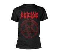 Plastic Head Deicide '30 Years of Blasphemy' (Negro) Camiseta, Negro, Large