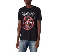 Plastic Head Emperor Pentagram 2014 TSFB - Camiseta de Manga Corta con Cuello Redondo para Hombre, Color Schwarz/Schwarz, Talla L