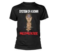 Plastic Head System of A Down Mezmerize T Shirt, Negro, XL