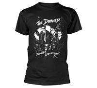 Plastic Head The Damned - Camiseta negra "Young, Hot, Loud and Stiff", Negro, L