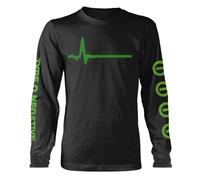 Plastic Head Type O Negative - Camisa negra de manga larga con texto en inglés "Life is Killing Me", NEGRO, M