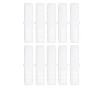 Plastic Hose Barb Fitting 10Pcs | Safe PE Material, Extended Service Life & Protection Against Oxidation | Straight Connector for Pump Tubing/Silicone Hose/Laboratory Use (12-12mm direct)
