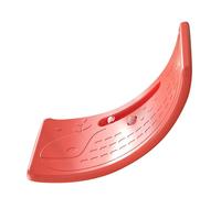 Plastic Kids Rocker Board, Coordination Training Toy, Balance Development Gear for Children, Wobble Board, Indoor Play Equipment (rojo)
