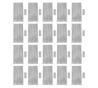 Plastic Mesh Canvas Sheets 20 Pack | 14.29x7.32 Inch & 4.25x1.73 Inch Sizes for Embroidery/Crochet/Crafting | Sturdy DIY Material with Smooth Edges