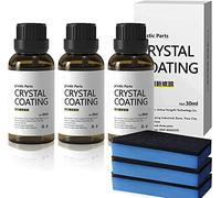 Plastic Parts Crystal Coating 30ML, Crystal Coating Plastic Parts, Crystal Coating for Car,Plastic Parts Refurbish Agent with Spong, Great Gloss Protection (1pcs)