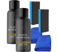 Plastic Revitalizing Coating Agent-Plastics Parts Refurbish Agent,Nano Plastic Refreshing Coating,Car Plastic Restorer Prevents Drying Aging, Plastic Care (50ML-2PCS)