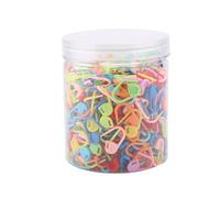 Plastic Security Pins 500pcs | Non - Corroding Knitting Markers & Sewing Clips | Color - Coded Needles for Sweaters/Diapers/Quilts | 10 Colors, 21mm DIY Craft Accessories