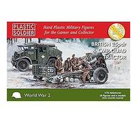 Plastic Soldier British 25pdr and CMP Quad Tractor 1/72nd Miniatura, Multicolor