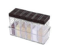 Plastic Spice Jars, Transparent Seasoning Box, Condiment Storage Container With