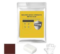Plastic Steel Mud Iron Glue,Welding High-Strength Metal RepairAdhesive, Waterproof Heat Resistant Powerful Leak Repair SealantCanbe Used to Bond Different Materials (White,1*Set)