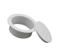 Plastic Weeh Tap -Aut Holte Cover Decorativo Decoración resistente PP Material PP Protectora Cubierta de orificio de ventilación Cubierta de ventilación de pared para AC blanco Type50