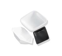 Plastic Weighing Dish Set - 100 Pieces, 7/100/250ml Disposable Laboratory Balance Weighing Dishes(Black,250ml)