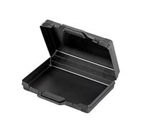 Plastica Panaro, Serie K - Maletín K06 de plástico de Embalaje Negro para Transportar y Proteger Cualquier Objeto, Medidas internas 392 x 266 x 93 mm