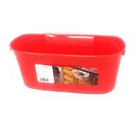PlasticForte Cesta para colgar en la puerta del cajón del armario de la cocina (blanco, 31 x 17,5 x 13 cm)