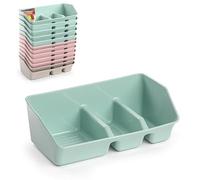 PlasticForte - Esponja organizadora de cocina con 3 compartimentos, varios colores