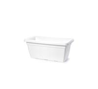 PlasticForte Macetero de jardín Blanco de 80 cm, eleva tu Espacio Exterior con Elegancia clásica