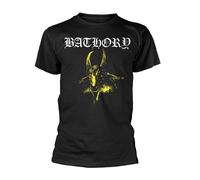 Plastichead Camiseta con logotipo de banda de cabra de Bathory