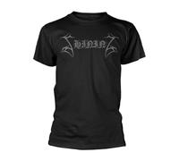 Plastichead Camiseta con logotipo de Shining Band, Negro -, Medium