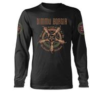 Dimmu Borgir 'Free Will' (Negro) Camiseta de Manga Larga - ¡NUEVO Y OFICIAL