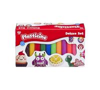 Plasticine Juego de recarga de plastilina de 16 colores con herramientas e instrucciones (idioma español no garantizado), reutilizable, no endurecedor, para jugar creativamente a partir de 5 años