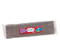 Plasticine Losa de un solo color, 400 g, gris #02, arcilla de modelado para animadores profesionales y fabricantes de modelos, fácil de dar forma y moldear, hacer esculturas, modelos y animaciones de