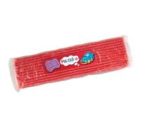 Plasticine Losa de un solo color, 400 g, rojo #19, arcilla de modelado para animadores profesionales y fabricantes de modelos, fácil de dar forma y moldear, hacer esculturas, modelos y animaciones de