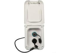 Plástico ABS impermeable de la caja del zócalo del poder de RV con el conector de DC y la red (