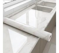 Plástico adhesivo de mármol, papel de contacto for cocina, revestimiento de encimera de papel tapiz, azulejos de pared for pelar y pegar, rollo de Pvc impermeable(Style 11,40cm*10m)
