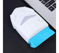 Plástico Blanco Radiador para Portátil de Succión Lateral USB | Enfriamiento Lateral, Uso para Laptops y Notebooks, Adecuado para Escritorio y Sesiones de Juego