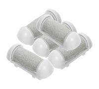 Plástico Cabezales de Repuesto para Lima de Pies 5 Piezas | Rodillos para Exfoliador Eléctrico, Fáciles de Instalar y Retirar, Recambio Compatible, Cuidado de Pies