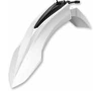 POLISPORT 8574700002 - Guardabarros delantero réplica OEM fabricado en plástico brillante duradero y resistente compatible con motocicletas BETA en color blanco