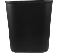 Plástico Cubo de Basura de 15 Litros Negro para Oficina y Dormitorio | Papelera Baño Estrecha, Cubo Basura Pequeño, Diseño Simple, Fácil de Limpiar, Uso en Cocina y Oficina