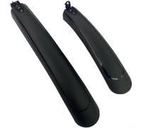 Plástico delantero y trasero compatible con ruedas de bicicleta de 20 y 26 pulgadas para protección contra salpicaduras para bicicletas de desplazamiento (26 pulgadas)