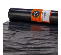 Plástico en Rollo 4x75 m Galga 400 Negro FUN&GO