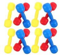 Plástico Juego de Mancuernas 6 Pares de Fitness para Pequeños | Fácil de Limpiar, para Clases de Educación Física y Danza, Diseño Colorido, Uso Seguro en Ejercicios la Mañana