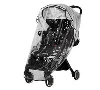 Plastico Lluvia Silla Paseo Universal, Transpirable Protector Lluvia, Carro y Capazo Bebe Universal con Ventana, EVA de Calidad Alimentaria, Transparente, Protector de lluvia para cochecito de bebé