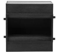 Plástico Negro Durable Compacto Ligero Mango de tabla de surf Práctico accesorio de surf para entusiastas del surf Material Plástico Color Negro Tamaño 11x10.7x6.5cm Cantidad 1PCS