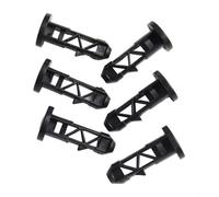 Plástico negro para tapa de cubo de basura, pasadores de bisagra para el hogar y comerciales, piezas de repuesto, kit de reparación de pines de eje de tapa de cubo de 67 mm x 31 mm para 240 L (3 pares