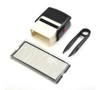 Plástico para dial Sello Kit Reutilizables Caracteres de goma A-Z Plástico | Incluye letras A-Z, números 0-9, símbolos, tipo de goma reutilizable, cuerpo de plástico