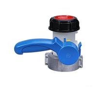 Plástico Para IBC Grifo De Tanque De Agua DN40 Adaptador De Válvula De 62mm 1000L Montaje De Contenedor Antifugas Herramienta A Prueba De Oxidad-Para Instalación Blanco(1)