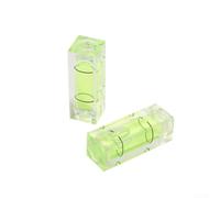 Plástico para nivel de burbuja de 29 mm, plástico horizontal y vertical (verde)