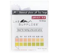 Plástico PH tiras de prueba, aplicación universal No Model, pH 4.5-9.0, 100 pH Strips, 1