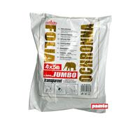 Plástico protector folia malarska 4x5 m jumbo gruba transparente, mod