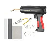 Plástico Soldadura Máquina Kit de pistola de soldadura de plástico 2 en 1 de 200 W, grapadora caliente, grapas para parachoques de coche y otros productos de plástico.