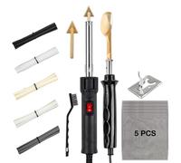 Plástico Soldadura Máquina Kit de pistola para soldar reparación parachoques coche, herramientas planchado cuero para el hogar, máquina soldadura plástico con PP PE PVC ABS, 50W/150W(50W 150W SET)