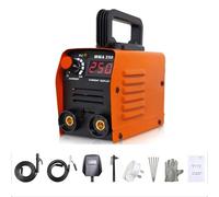 Plástico Soldadura Máquina Máquina de soldadura ZX7 250A MMA, soldador arco inversor portátil, Mini equipo eléctrica hierro, herramientas Reparación automóviles(Full Kit)